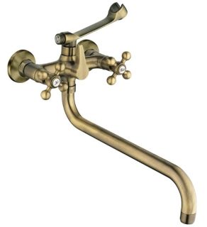 Смеситель для ванны Haiba HB2619-4 бронза